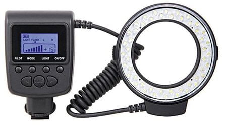 Iluminador-Circular-de-48-Leds-para-Cameras-Canon-Nikon-Panasonic-e-Olympus