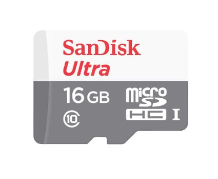 Cartao-Micro-SD-16Gb-Sandisk-Ultra-de-48mb-s-USH-1-com-Adaptador