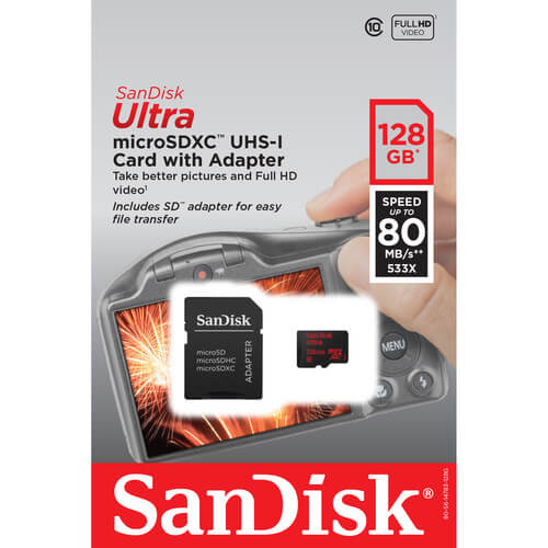 Cartao-Micro-SDXC-128GB-Sandisk-Ultra-com-Adaptador-Classe-10-de-80Mb-s--533x-