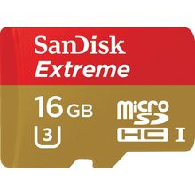 Cartão Micro SD 16GB SanDisk Extreme 90Mb/s Classe 10 4K Ultra HD e Full HD