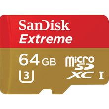 Cartão Micro SD 64GB SanDisk Extreme 90Mb/s Classe 10 4K Ultra HD e Full HD