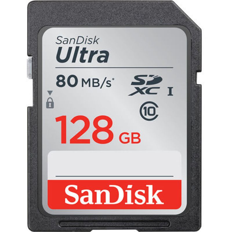 Cartao-SDXC-128Gb-SanDisk-Ultra-80mb-s