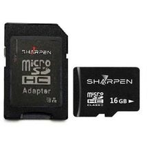 Cartão Micro SD 16Gb com Adaptador Sharpen 20 Mb/s Classe10