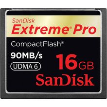 Cartão Compact Flash 16GB SanDisk Extreme Pro 90Mb/s (600X) UDMA 6