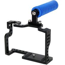 Gaiola Cage C4 para Panasonic GH5 e Gh4 com Punho Handle Grip Espumado