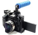 Gaiola-de-Aluminio-para-BlackMagic-C4-e-Panasonic-Lumix-DMC-GH4-com-Apoio-Espumado