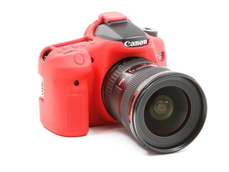 Capa-de-Silicone-para-Canon-70D---Vermelha