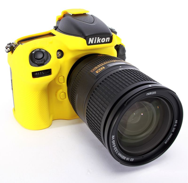 Capa de Silicone para Nikon D800 e D800E - Amarela