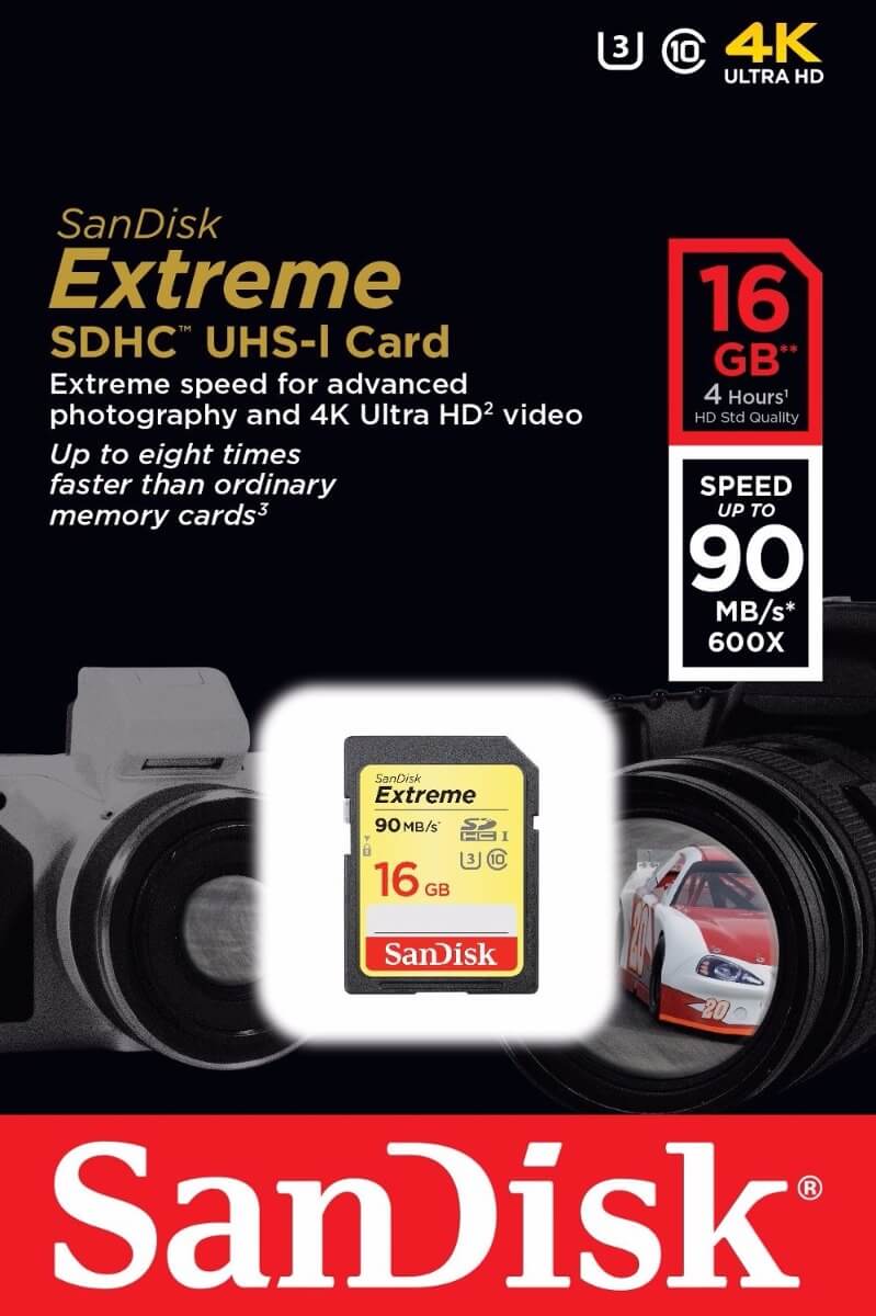 Cartao-SDHC-16GB-SanDisk-Extreme-UHS-I-de-90MB-s-e-Classe-10