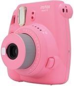 Kit-Camera-Instantanea-Fujifilm-Instax-Mini-9-Rosa-Flamingo-com-Bolsa-e-Filme-Instantaneo-para-10-Fotos