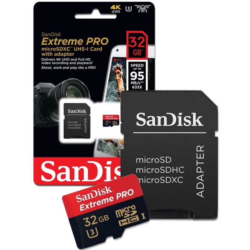 Cartao-Micro-SD-32GB-Sandisk-Extreme-USH3-95mb-s-Classe-10