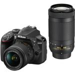 Kit-Camera-Nikon-D3400-com-Lente-Nikkor-18-55mm-VR---70-300mm-ED