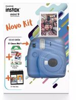 Kit-Camera-Instantanea-Instax-Mini-9-Fujifilm-com-Porta-Fotos-e-Filme-10-Poses---Azul-Cobalto