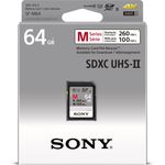 Cartao-SDXC-64Gb-Sony-UHS-II-U3-Serie-M-de-260Mb-s--Classe10-