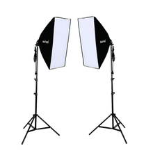 Kit de Iluminação de Led 45W com 2 Softbox para Estúdio Fotográfico e Newborn (Bivolt)