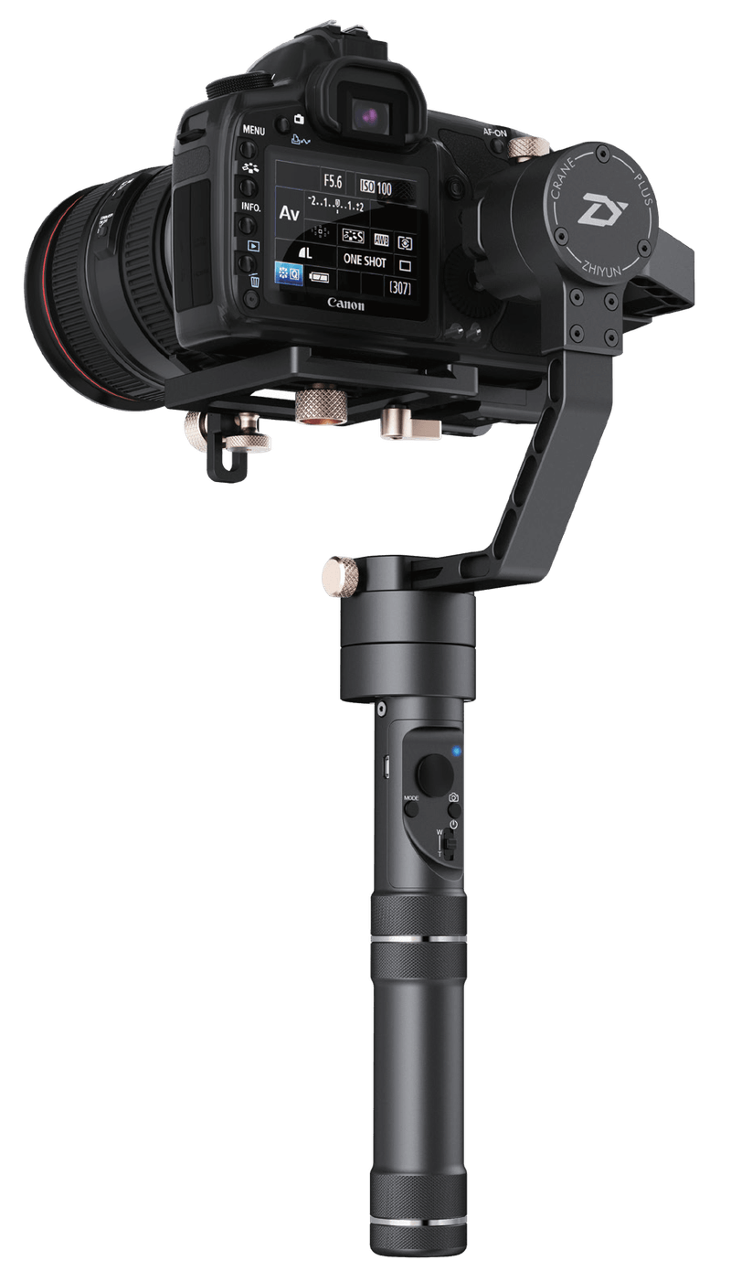 Kit-Camera-Sony-a7III-Mirrorless---Estabilizador-Inteligente-Crane-Plus-com-3-Eixos