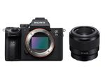 Kit-Camera-Sony-a7III-Mirrorless---Lente-Sony-FE-50mm-f-1.8-Full-Frame---Cartao-SDXC-64Gb-de-95Mb-s