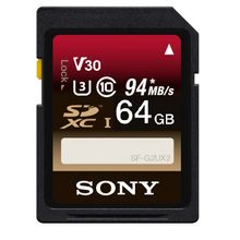 Cartão SDXC 64Gb Sony UHS-I U3 V30 de 94Mb/s 4K (Classe 10)