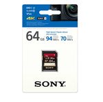 Cartao-SDXC-64Gb-Sony-UHS-I-U3-V30-de-94-Mb-s-para-4K--Classe-10-