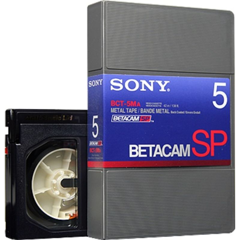 Fita-Cassette-Sony-BCT-5MA-Betacam-SP-Video-5-Minutos--Pequena-