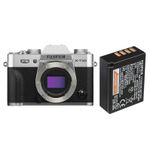 Camera-FujiFilm-X-T30-Mirrorless-Prata--Corpo----Bateria-Extra-Fuji-NP-W126S