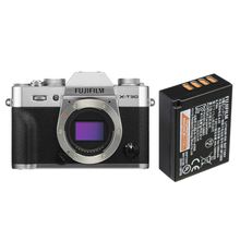 Câmera FujiFilm X-T30 Mirrorless Prata (Corpo) + Bateria Extra Fuji NP-W126S