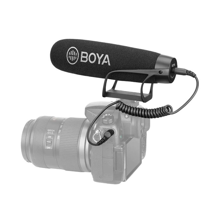 Microfone-Shotgun-Direcional-Boya-BY-BM2021-para-Cameras-DSLR-e-Filmadoras