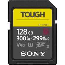 Cartão SDXC Sony 128Gb SF-G Tough Serie G UHS-II V90 300 MB/s