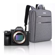 Kit Sony a7III Mirrorless + Mochila Profissional à Prova D'Água e Laptop