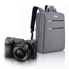 Kit Sony a6400 Mirrorless com Lente 16-50mm + Mochila Profissional à Prova D'Água e Laptop