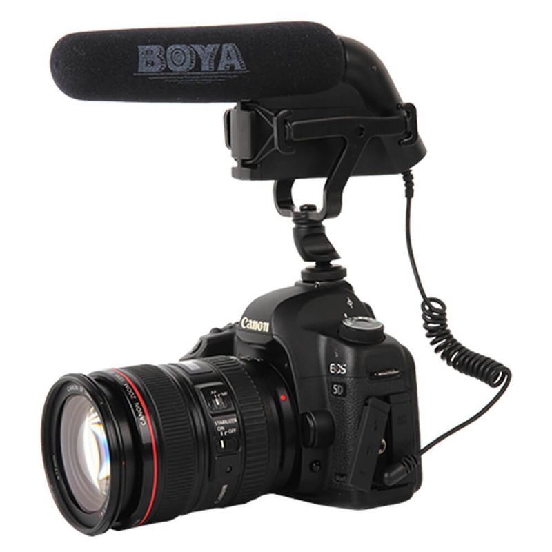 Microfone-de-Video-Shotgun-Boya-BY-VM200P-Estereo-Condensador