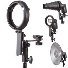 Suporte L de Flash Speedlight para Refletores, Softbox e Snoot