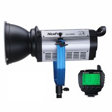 Refletor Led de Luz Contínua COB NiceFoto HA-2300B de 230W Vídeo Light 5500K com Controle Remoto (Bivolt)