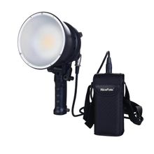 Luz Contínua LED Portátil NiceFoto HB-600b de 60W Vídeo Light 5500K com Bateria