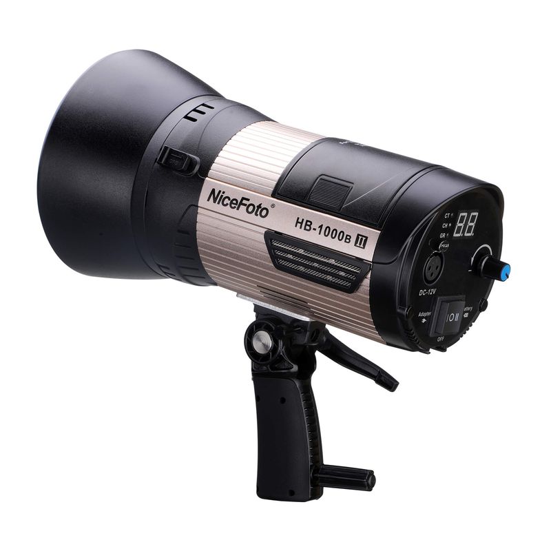 Luz-Continua-LED-Portatil-NiceFoto-HB-1000B-de-100W-Video-Light-5500K-com-Bateria-Integrada