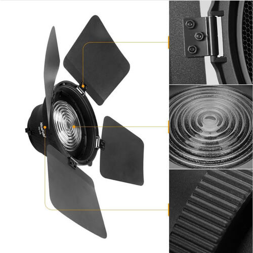 Adaptador-de-Foco-NiceFoto-FD-110-para-Iluminadores-LED-Video-Light-com-Montagem-Bowens