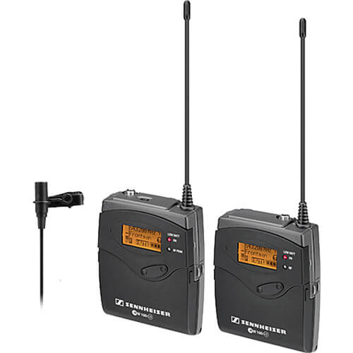 Kit-Microfone-Sem-Fio-Lapela-ME2-Sennheiser-EW-112-P-G3-Wireless-com-Montagem-de-Camera--626-668MHz-