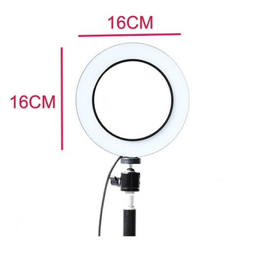 Iluminador-de-Led-Circular-6--Bi-Color-Video-Ring-Light-16cm-USB--3200-5500K-