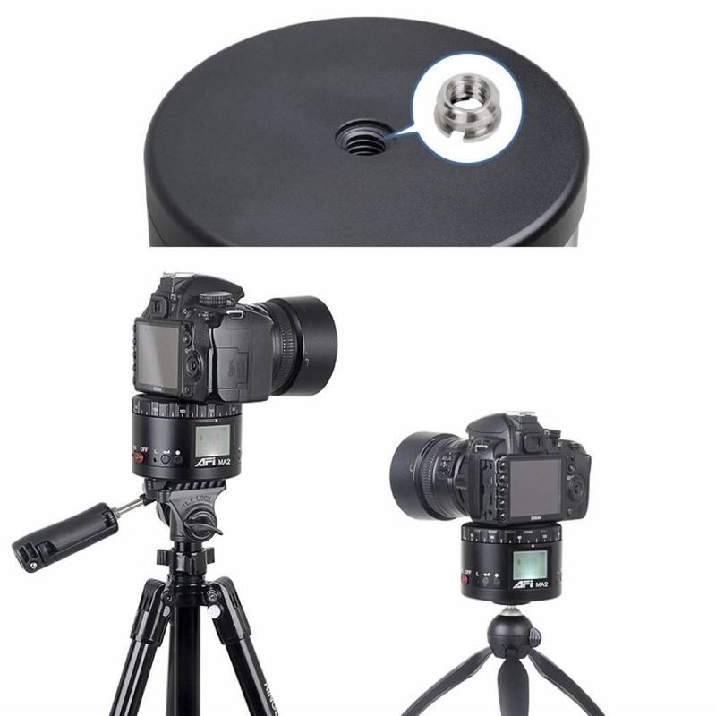 Cabeca-Panoramica-Motorizada-AFI-MA2-360°-Time-Lapse-para-Cameras-Mirrorless-DSLR-e-Smartphones