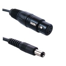 Cabo Rolux RL-C1 XLR 4 Pinos para Conector DC Coaxial