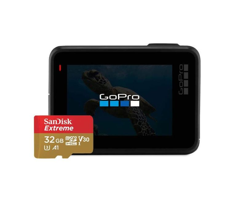 Kit-Camera-GoPro-HERO-7-Black-4K---Cartao-32Gb-Sandisk-Extreme