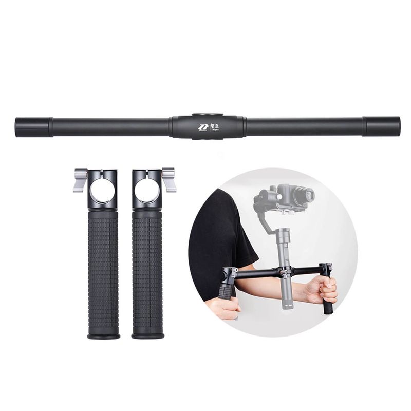 Suporte Extensor Zhiyun EH001 Dual Hand Alça Dupla para Crane Plus, M e V2