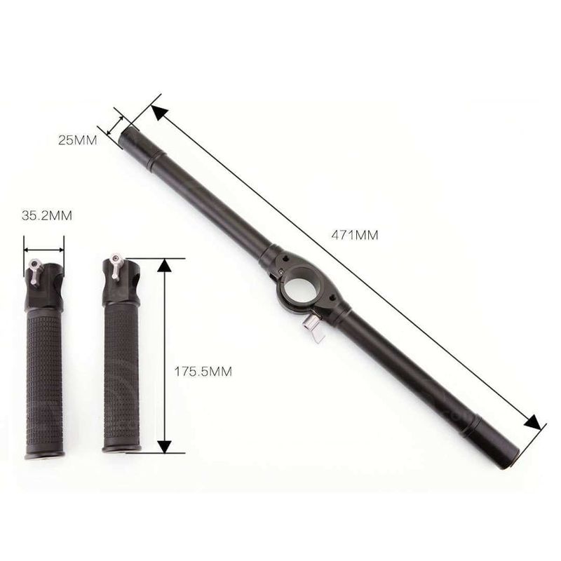 Suporte Extensor Zhiyun EH001 Dual Hand Alça Dupla para Crane Plus, M e V2