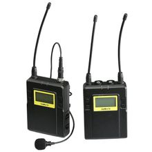 Sistema Microfone Lapela Sem Fio Saramonic UwMic10 UHF Wireless com Transmissor TX10 e Receptor RX10