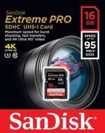 Cartao-SDHC-16Gb-SanDisk-Extreme-Pro-4K-UHS-I-Classe-10-de-95Mbs