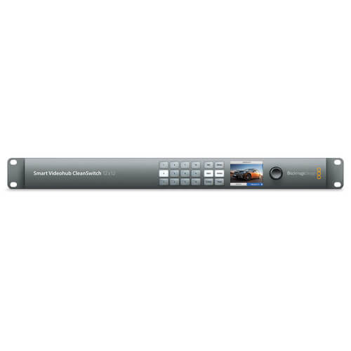 Hub-Switch-Video-Blackmagic-Design-Smart-VideoHub-CleanSwitch-12x12-6G-SDI