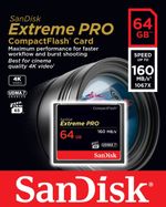 Cartao-CompactFlash-SanDisk-Extreme-Pro-64Gb-de-160Mb-s--1200X--UDMA7---4K