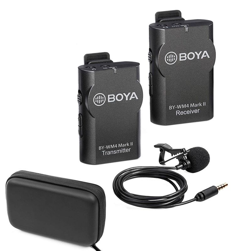 Microfone-de-Lapela-Sem-Fio-Boya-BY-WM4-Mark-II-Wireless