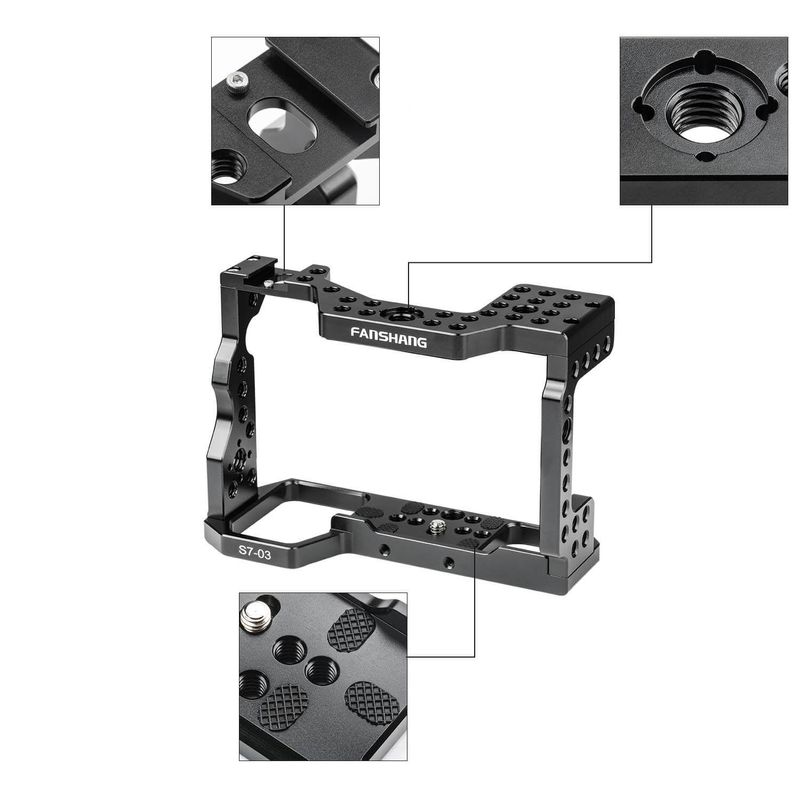 Gaiola-Cage-FanShang-S7-03-para-Sony-A7RIII-A7RII-A7III-e-A7II