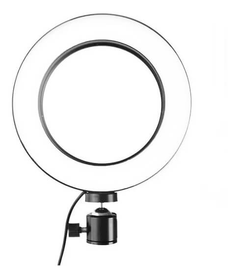 Iluminador-de-Led-Circular-8--Bi-Color-Video-Ring-Light-20cm-USB--3200-5500K-